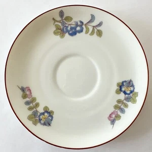 1 piattino Rosenthal Bavaria piatto floreale blu e rosa vintage 5,75 in ricambio - Foto 1 di 2