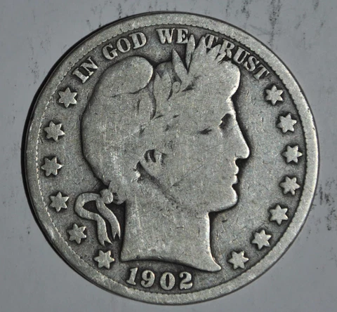 1902 S BARBER HALF DOLLAR  {{{1560 Cover