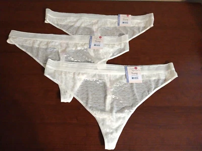 Tanga 3 PR Secret Treasures Leopardo Jacquard XXL (20) CREMA Bragas Ropa Interior Nuevo con Etiquetas Foto 1 de 4