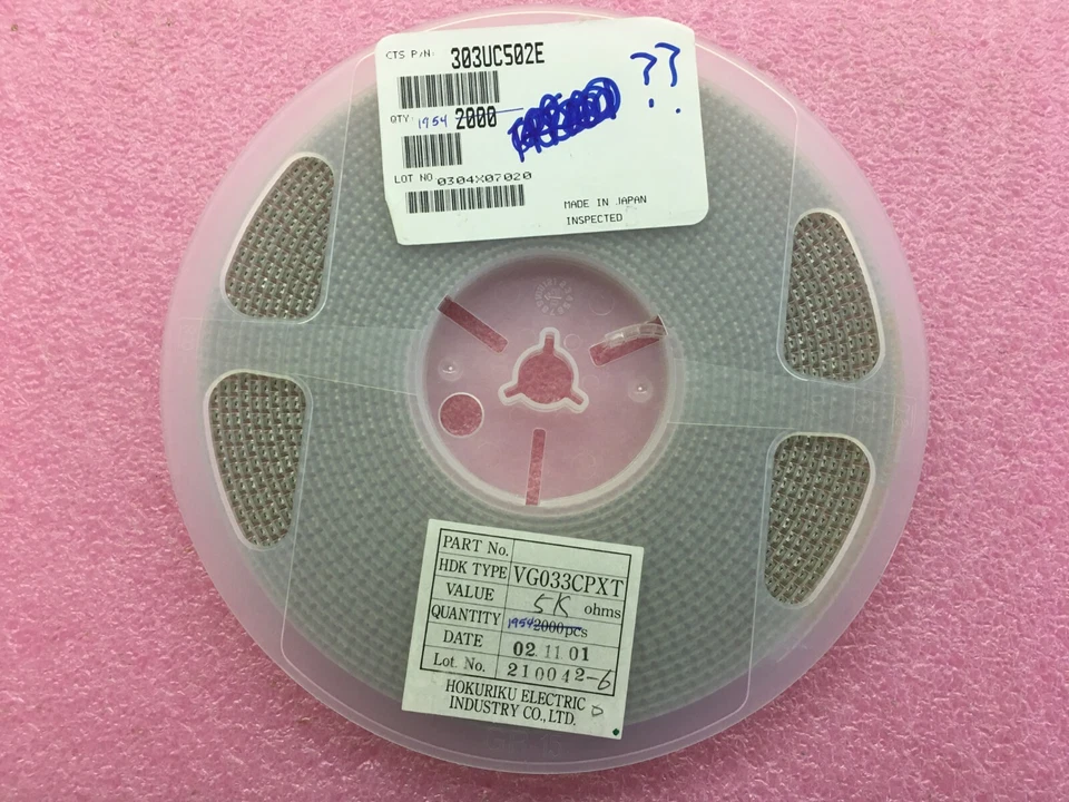 (LOTE DE 50 PIEZAS) VG033CPXT, RES RECORTADORA ESMALTE METAL 1 VUELTA 0,1W, 100ohm-1000000ohm Foto 1 de 1