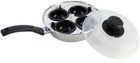 2/3/4 Cup Egg Poacher Pan With Lid Non-Stick For Healthy Breakfast Silver!