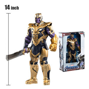 14'' Thanos Action Figure Avengers EndGame Infinity Gauntlet Super Hero PVC Toy