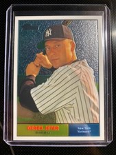 2010 Topps Heritage Chrome #C62 Derek Jeter New York YANKEES #/1961