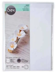Sizzix White Shrink Plastic 10pk #664678 Retail $13.99 for custom 3D shapes! - Picture 1 of 18