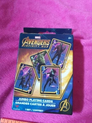 Avengers Infinity War Jumbo Deck Playing Cards Marvel Comics Guardians Galaxy  - Image 1 of 2