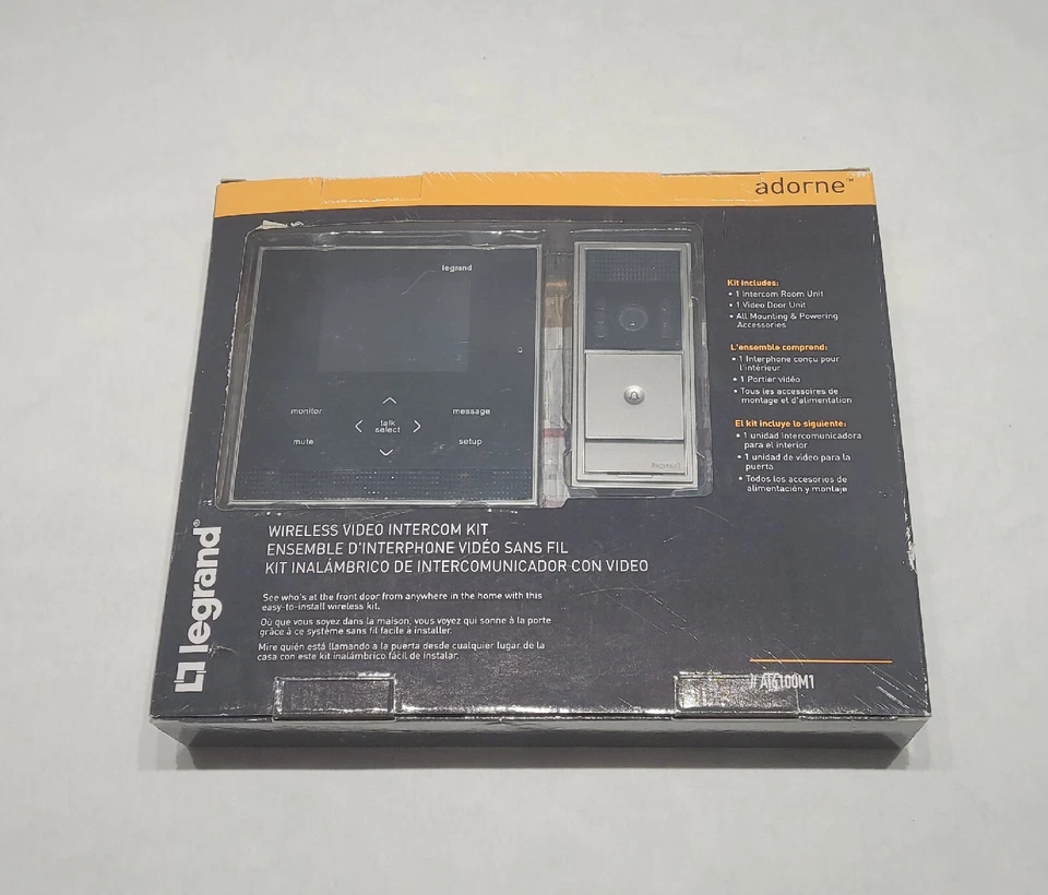 Kit de videointercomunicador inalámbrico Legrand modelo # AI6100M1 Foto 1 de 4