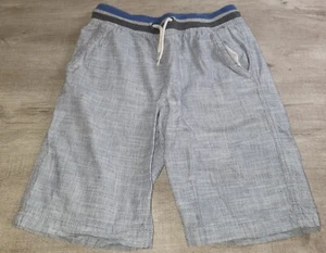 Wonder Nation Big Boy's Blue Chambray Cotton Pull On Shorts Sz XL 14-16 - Picture 1 of 3