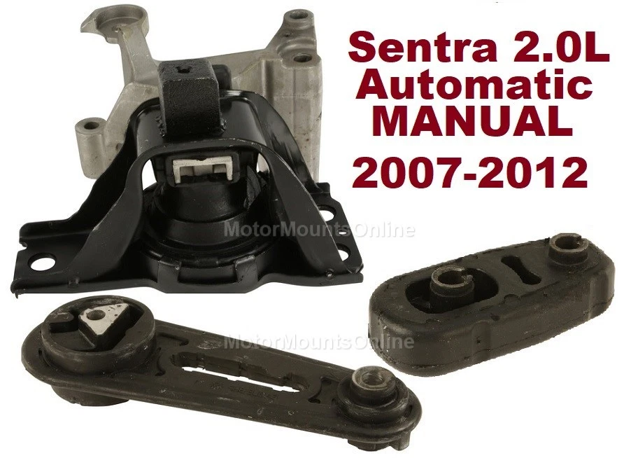 9M1305 3 piezas soportes de motor aptos para motor Nissan Sentra 2007-12 2,0 L transmisión manual aire acondicionado Foto 1 de 1
