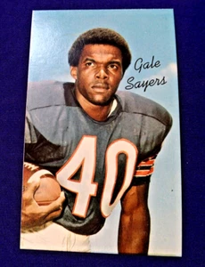 1970 TOPPS SUPER SQUARE CORNER BLANK BACK PROOF NRMT OR BET SHARP GALE SAYERS - Picture 1 of 4