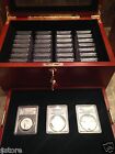 #1 COLLECTION COMPLÈTE PLATINE PCGS PR70DCAM 10 $ 25 $ 50 $ 100 $ LIBERTY 62 PIÈCES