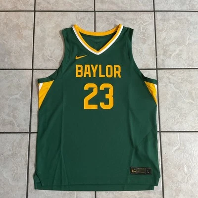 Baylor Bears Basketball Nike Elite Replica Jersey Green Mens Large - Image 1 of 4