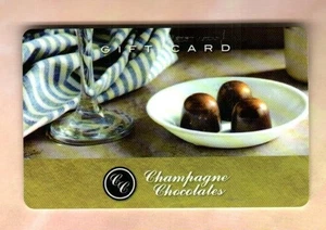 CHAMPAGNE CHOCOLATE FACTORY Chocolates, Collectible Gift Card ( $0 ) - Picture 1 of 2
