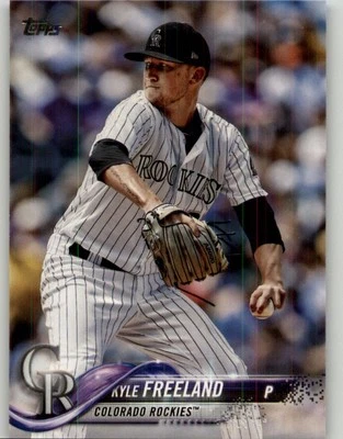 2018 Topps Kyle Freeland #586 Colorado Rockies - Image 1 of 2