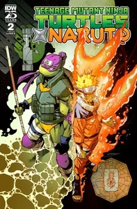 Teenage Mutant Ninja Turtles X Naruto #2 - Bagged & Boarded - Picture 1 of 1