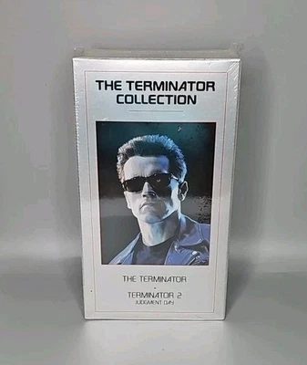 NEW 1991 The Terminator Collection VHS 2 Tape Box Set SEALED Judgement Day  - Image 1 of 4