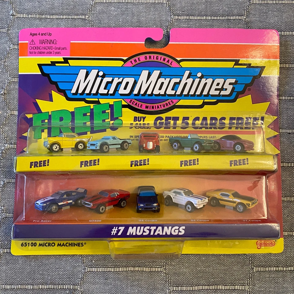 Vintage Micro Machines #7 Mustangs 1997 Buy 5, get 5 free - Image 1 of 4