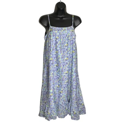 NWT Gap Kids Dress Girls XXL (14-16) Silk Cotton Tiered Ruffle Sleeveless Lined - Image 1 of 4