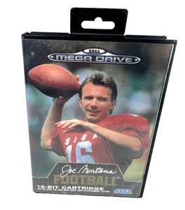JOE MONTANA FOOTBALL SEGA MEGA DRIVE PAL COMPLETO - Foto 1 di 9