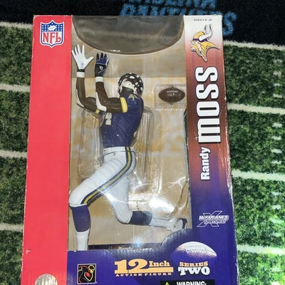 Figura de Acción Randy Moss 12" Serie 2 Nueva McFarlane Deportes NFL Fútbol Vikingos Foto 1 de 4