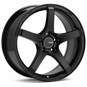 Enkei Kojin 18x9.5 30mm Inset 5x114.3 Bolt Pattern 72.6mm Bore Matte Black Wheel - Picture 1 of 4