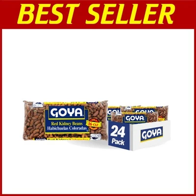 Frijoles rojos secos a granel, 16 oz, paquete de 24 Foto 1 de 4