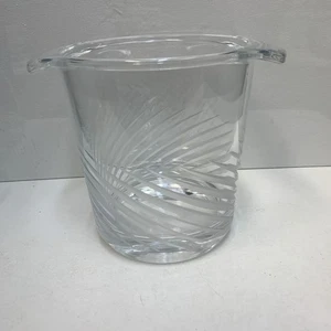 Spirale Mate Laser Cut Crystal Glass Ice Bucket CRISTAL D'ARQUES DURAND - Picture 1 of 2