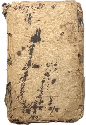 1806 NEW ENGLAND FARM DAYBOOK WEATHER DIARY CRAM GUILDHALL PORTSMOUTH MAINE 1807 - Image 1 of 4