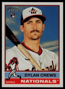 Topps Heritage #247 Dylan Crews RC 2025 Washington Nationals - Imagen 1 de 2