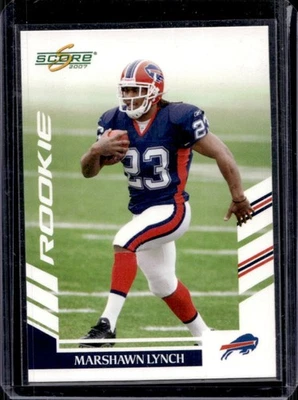 Score Marshawn Lynch Rookie RC #381 2007 Bills Foto 1 de 2