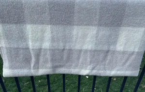 Manta a Cuadros 100% Lana Virgen Pura Jacobs Oregon Genuina De Colección 86 x 68 LEER - Imagen 1 de 12