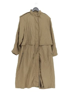 NUAGE Women's Coat UK 14 Green 100% Nylon Trench Coat - Picture 1 of 6