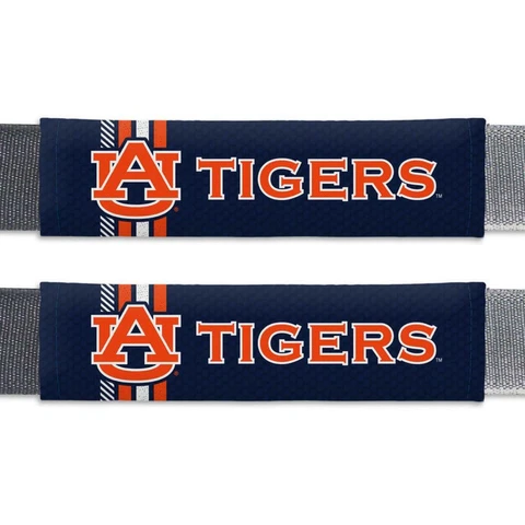 Auburn Tigers Rally Design Seat Belt Pads 2 Pack [NEW] NCAA Seatbelt Shoulder Cover