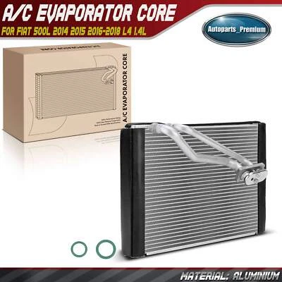 Nuevo núcleo evaporador de aire acondicionado de aluminio para Fiat 500L 2014 2015 2016 2017 2018 L4 1,4 L Foto 1 de 4