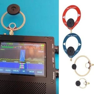 4 szt. Mini pierścieniowy nadajnik-odbiornik UHF VHF AM SW Loop Antena do radia krótkofalowego Szeroka - Zdjęcie 1 z 12