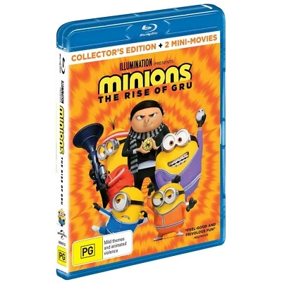 Minions - The Rise Of Gru (Blu-Ray) Nuevo y Precintado - Región B Foto 1 de 2