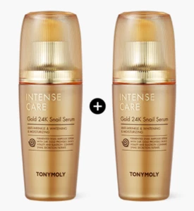 Tonymoly Intense Care Gold 24K Snail Serum 35ml x 2pcs Anti-Aging K-Beauty - Picture 1 of 4