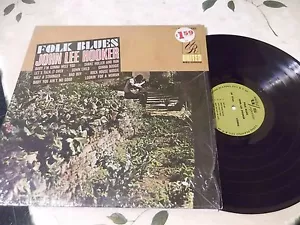 JOHN LEE HOOKER LP FOLK BLUES Early 60's Press in Shrink - Foto 1 di 1