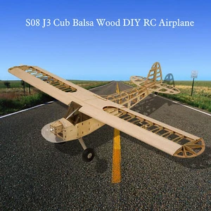 Dancing Wings Hobby S0801 Balsa Wood RC 1.2M Airplane Piper J-3 Cub RC Aircraft - Picture 1 of 12