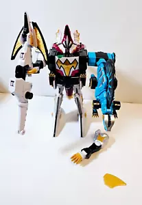 Power Rangers Deluxe Dino Thunder Stegazord DX Megazord muy raro - Imagen 1 de 13