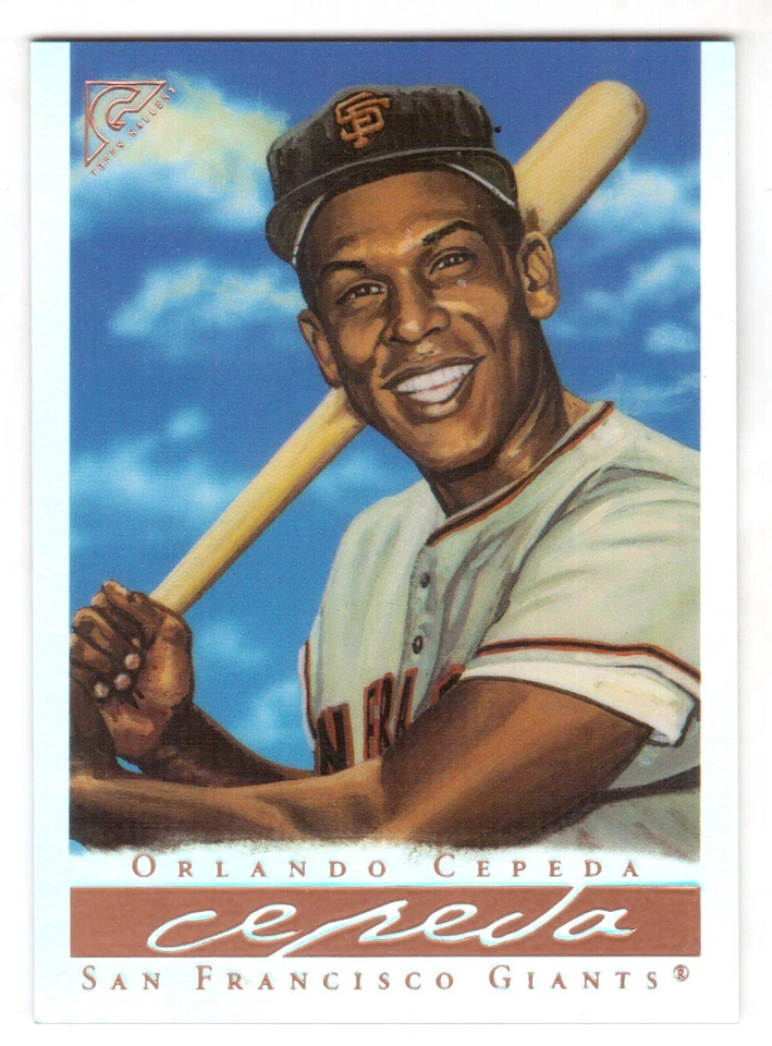 2003 TOPPS GALLERY HOF #65 ORLANDO CEPEDA ARTIST'S PROOF BLUE SKY - Image 1 of 1