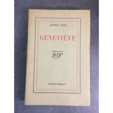 André Gide Geneviève Ou la confidence inachevée Edition originale N° 77 sur véli