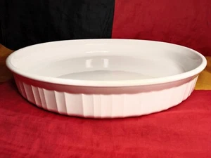 Corning Ware French White 24cm Pie / Quiche Dish - F-3-B - Pyroceram - Picture 1 of 7