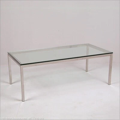 Mesa de centro de cristal Knoll Studio de Florence Knoll Foto 1 de 3