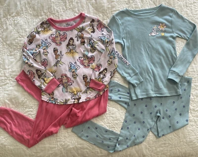 Lot of 2 - Girl's 2 Pc. Pajama Sets (4 pc.), Size 6/6X, Princess - Image 1 of 4