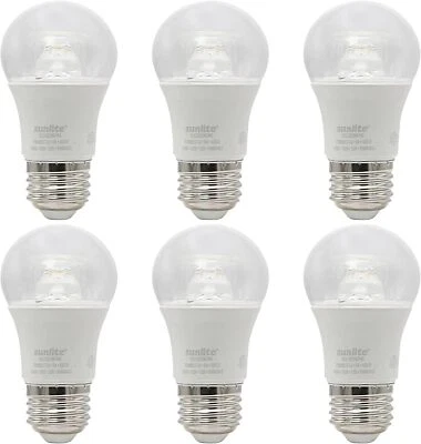 LED A15 Appliance Clear Light Bulb 6W, 40W, 450LM, E26, 4000K, 6 Count - Image 1 of 2