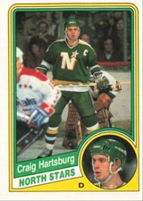1984-85 O-Pee-Chee Hockey Craig Hartsburg Minnesota North Stars #98