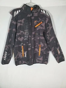 GEOGRAPHICAL NORWAY CAMO PATTERN TURBO-DRY 5000 SOFTSHELL RAINMAN HOOD MENS L - Picture 1 of 10