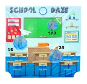 Replacement Inflatable Air Frame Game Vinyl Panel 5x6 School Daze Party Carnival - Picture 1 of 2