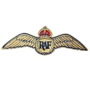 OFFIZIELL LIZENZIERTE WANDTAFEL ROYAL AIR FORCE ALUGUSS FLÜGEL EMBLEM - Bild 1 von 1