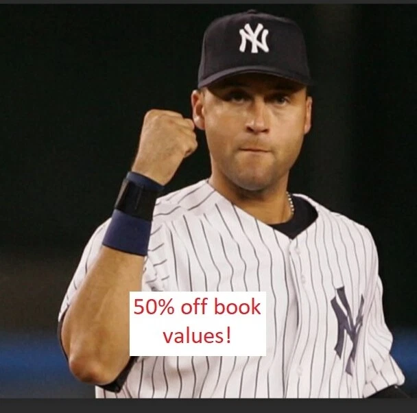 Derek Jeter  Store~ 50% off book value Topps Fleer Donruss~Yankees Hall of Fame - Image 1 of 1